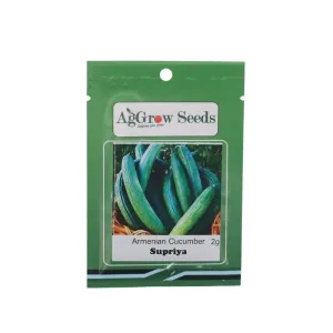 AgGrow Armenian Cucumber (Kakri) Seeds Supriya 2g