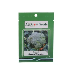 AgGrow Broccoli Seeds Green Wonder 2g