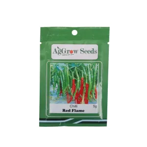 AgGrow Chilli Seeds Red Flame 5g