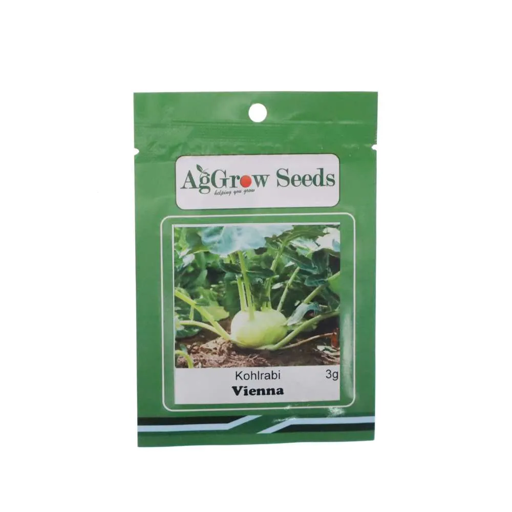 AgGrow Kohlrabi Seeds Vienna 3g