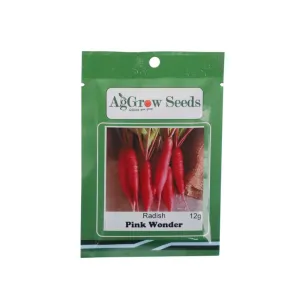 AgGrow Radish Seeds Pink Wonder 10g