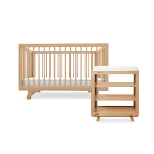 Aspen Natural Four Piece Nursery Set Mocka