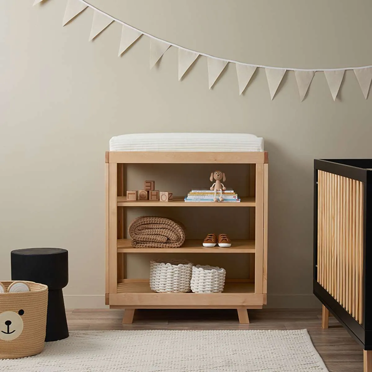 Aspen Natural Four Piece Nursery Set Mocka