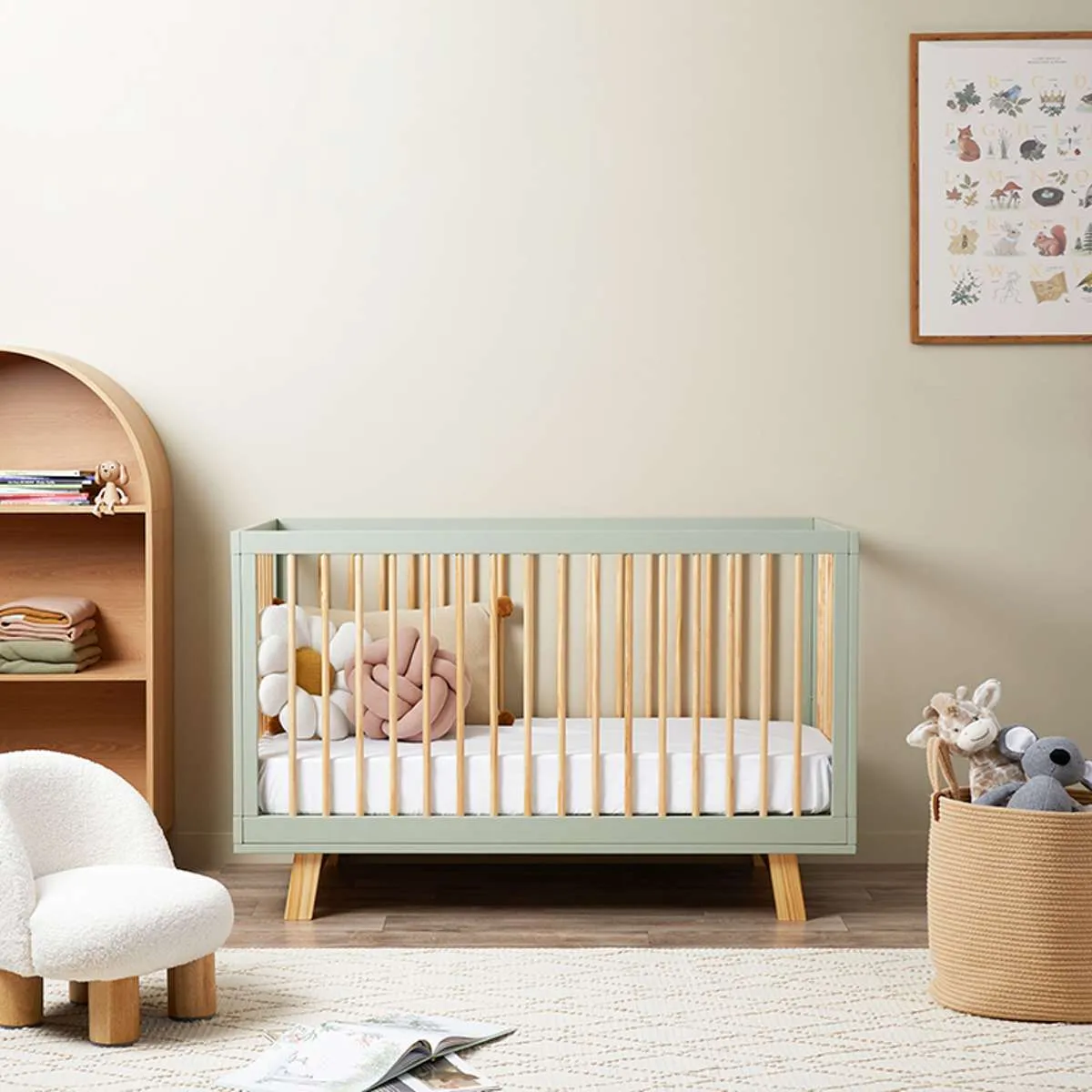 Aspen Sage Four Piece Nursery Set Mocka