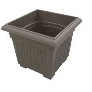 Baba SQ Series Planter Pot Zen Brown 354 x 297mm