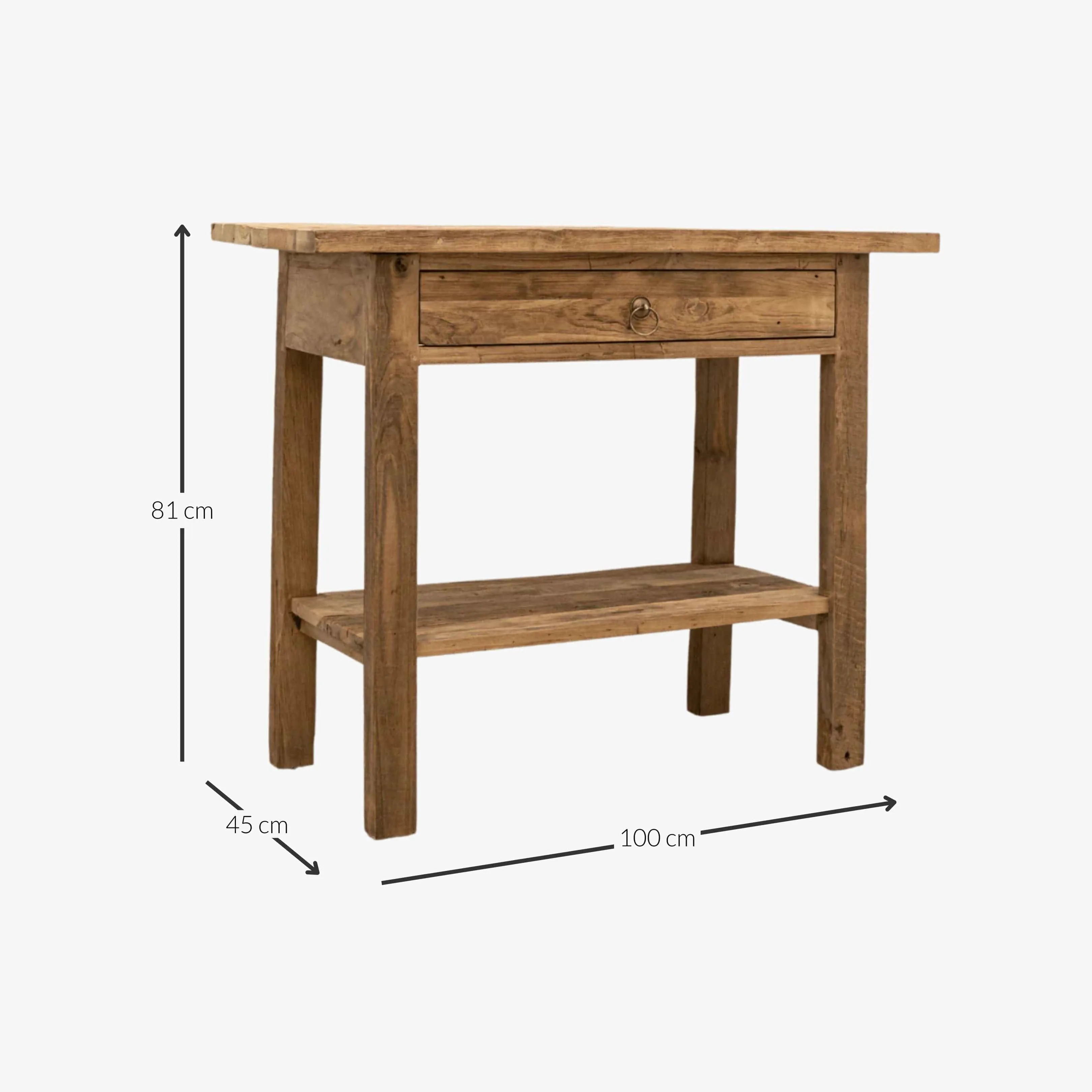 Baik Console w/Drawer | 100x45x82cm Zoco Home
