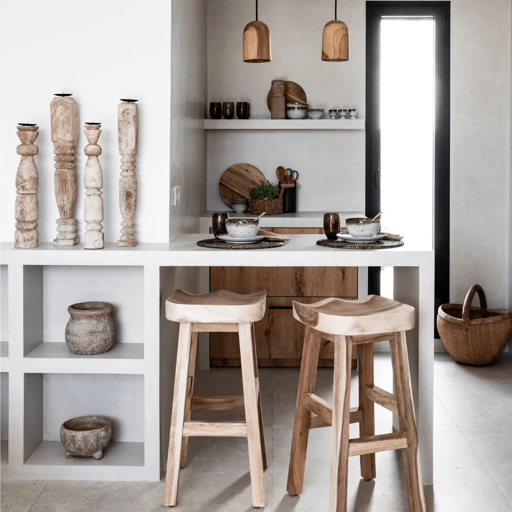 Banjar Bar Stool | 40x40x75cm Zoco Home