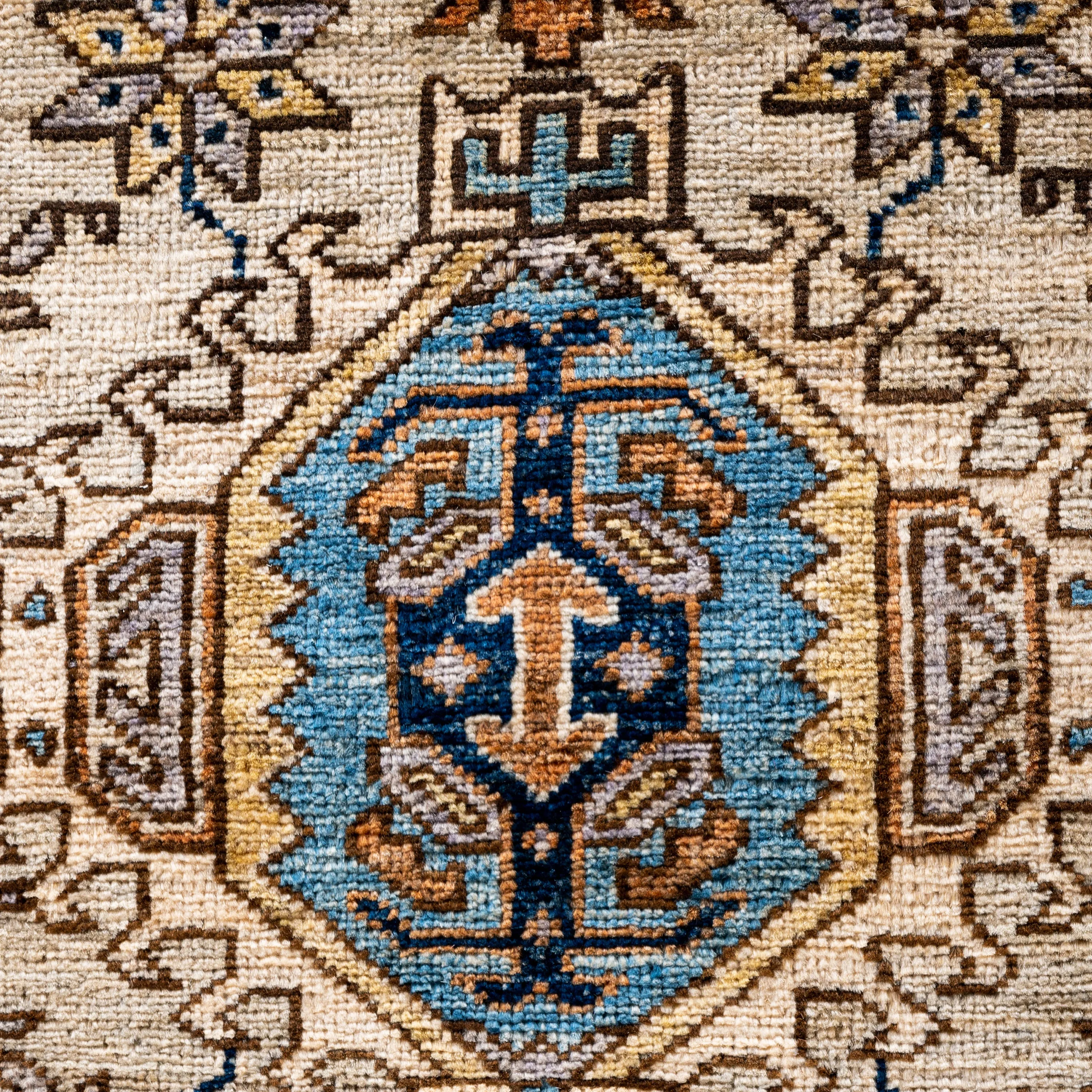Beige Traditional Serapi Wool Rug - 8' x 10'1"