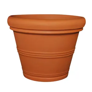 Bellan AL Rolled Rim Planter 51 x 41.5cm Sandal Wood