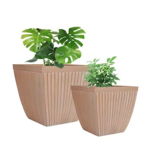 Bellan Neptune Square Ancient Terra Cotta Pot 43 x 43 x 42cm