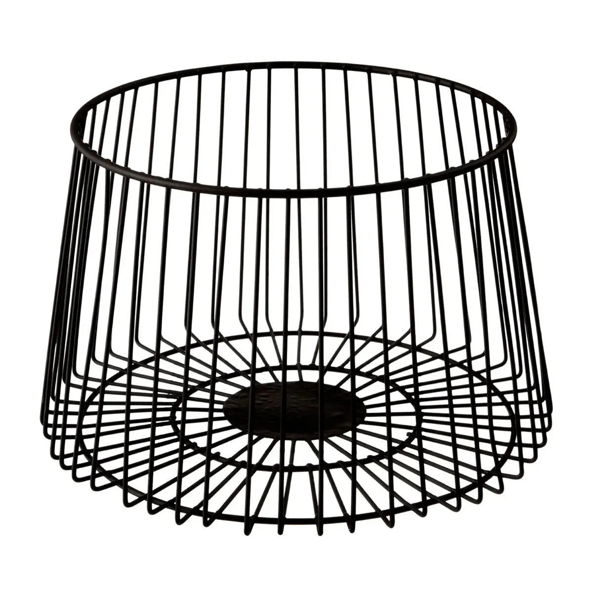Black Metal Fruit Basket Funky Chunky