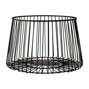 Black Metal Fruit Basket Funky Chunky