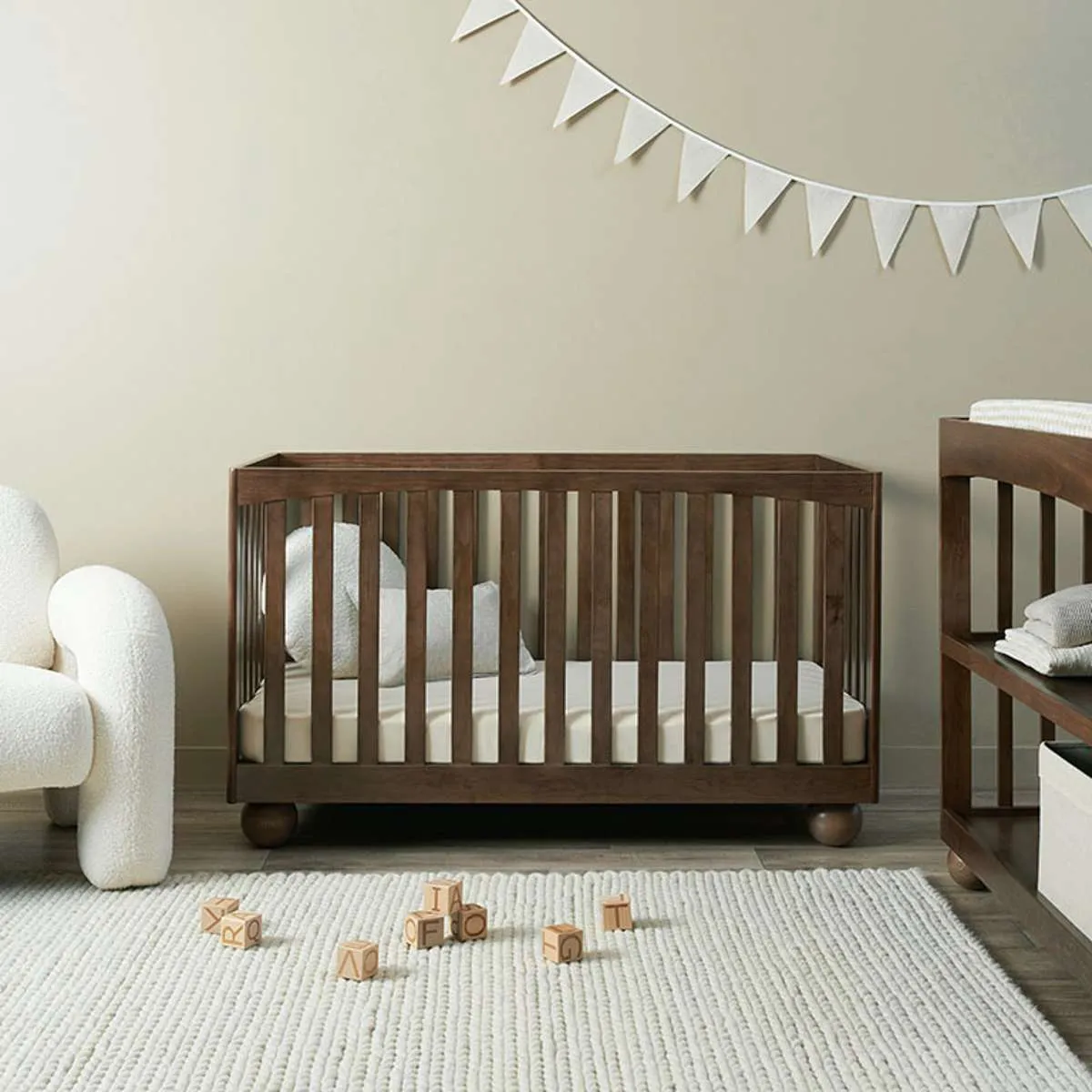 Blake Almond 3-in-1 Conversion Cot Bundle Mocka