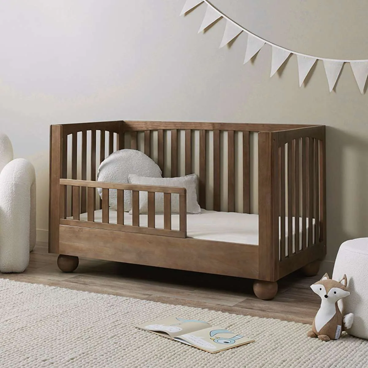 Blake Almond 3-in-1 Conversion Cot Bundle Mocka