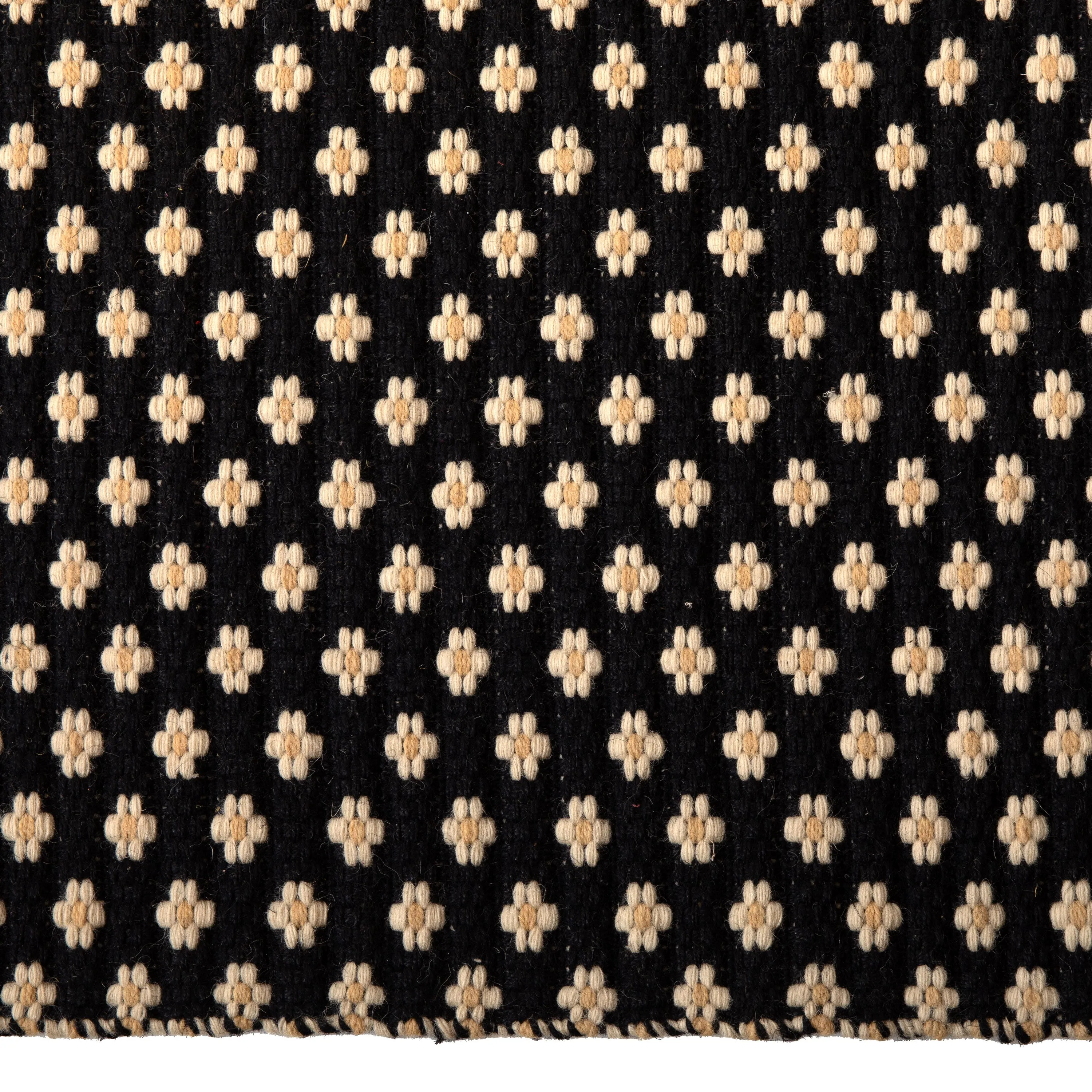 Blue Flatweave Wool Rug - 6' x 9'