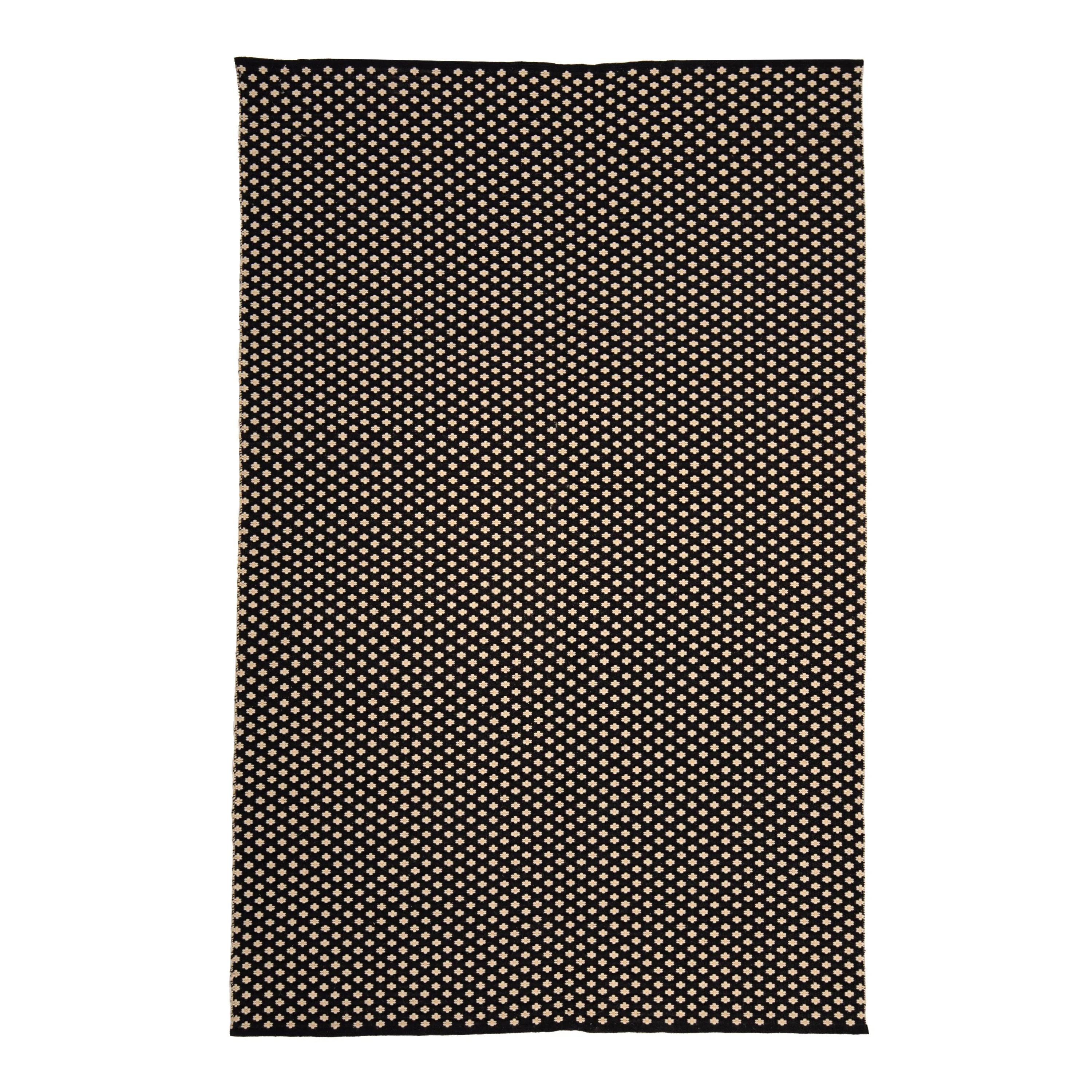 Blue Flatweave Wool Rug - 6' x 9'