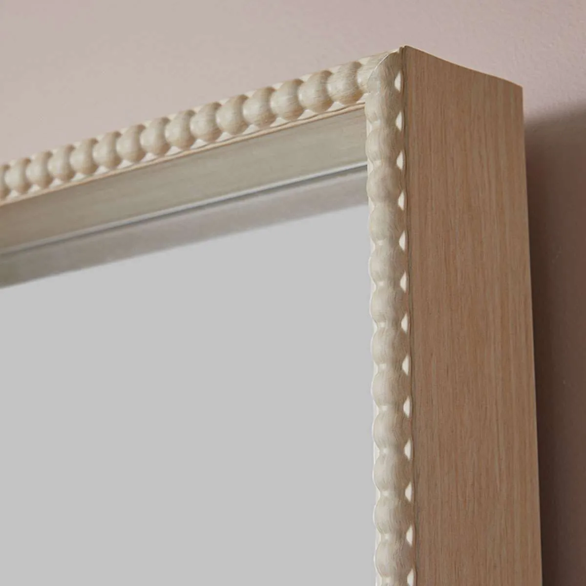Bobbin Mirror - Rectangle - Natural Mocka
