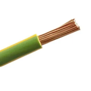 Cable 1 Core Stranded 6.0mm Green (100m Coil)
