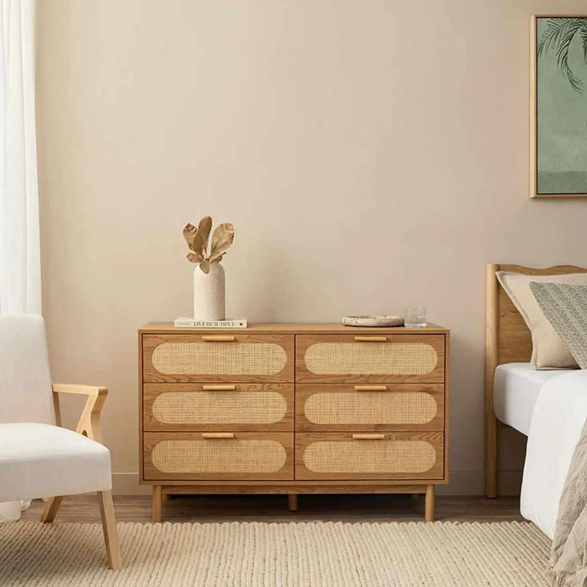 Canyon Six Drawer Bundle Mocka