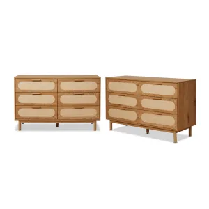 Canyon Six Drawer Bundle Mocka