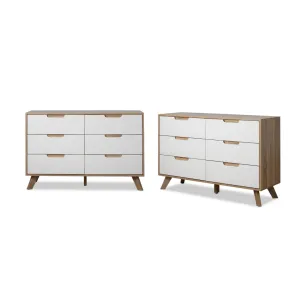 Chelsea Six Drawer - Wide Bundle Mocka