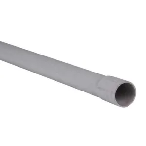 Conduit Pipe Grey M/D 40mm x 4m (1 1/2")