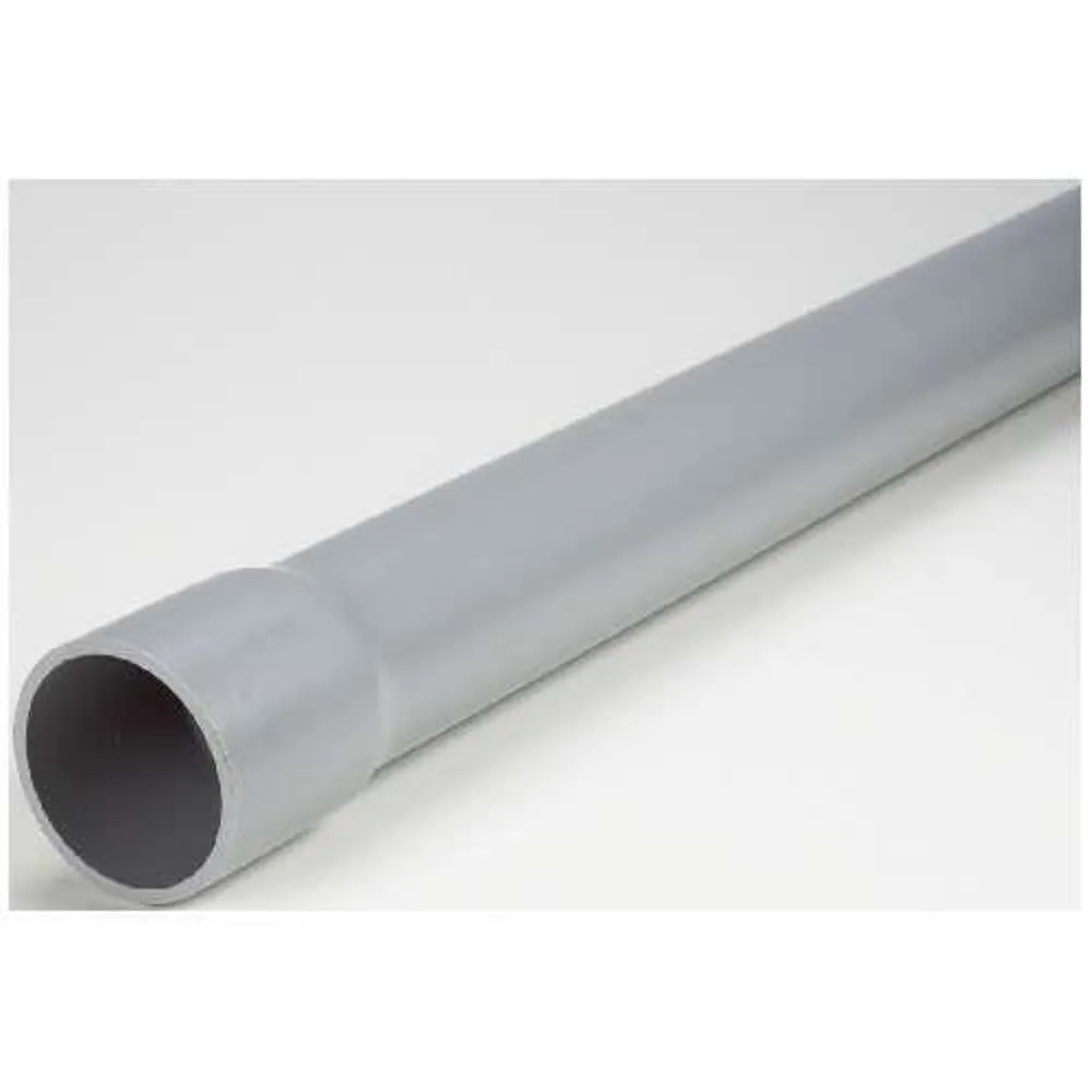 Conduit Pipe Grey M/D 40mm x 4m (1 1/2")