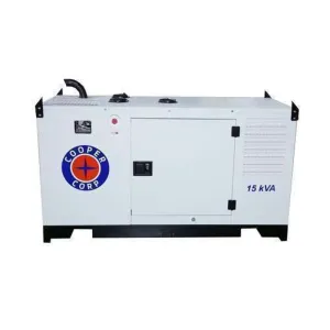 Cooper Silent Diesel Generator 15kVA 1 Phase Built-in ATS