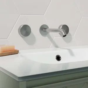 Crosswater 3ONE6 3 Hole Wall Mounted Basin Mixer Tap