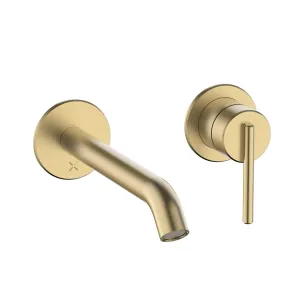 Crosswater 3ONE6 Lever 2 Hole Wall Mounted Basin Mixer Tap