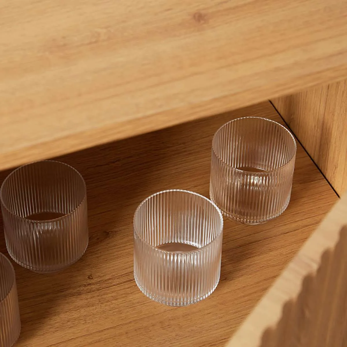 Deven Ball Feet Buffet - Natural Mocka