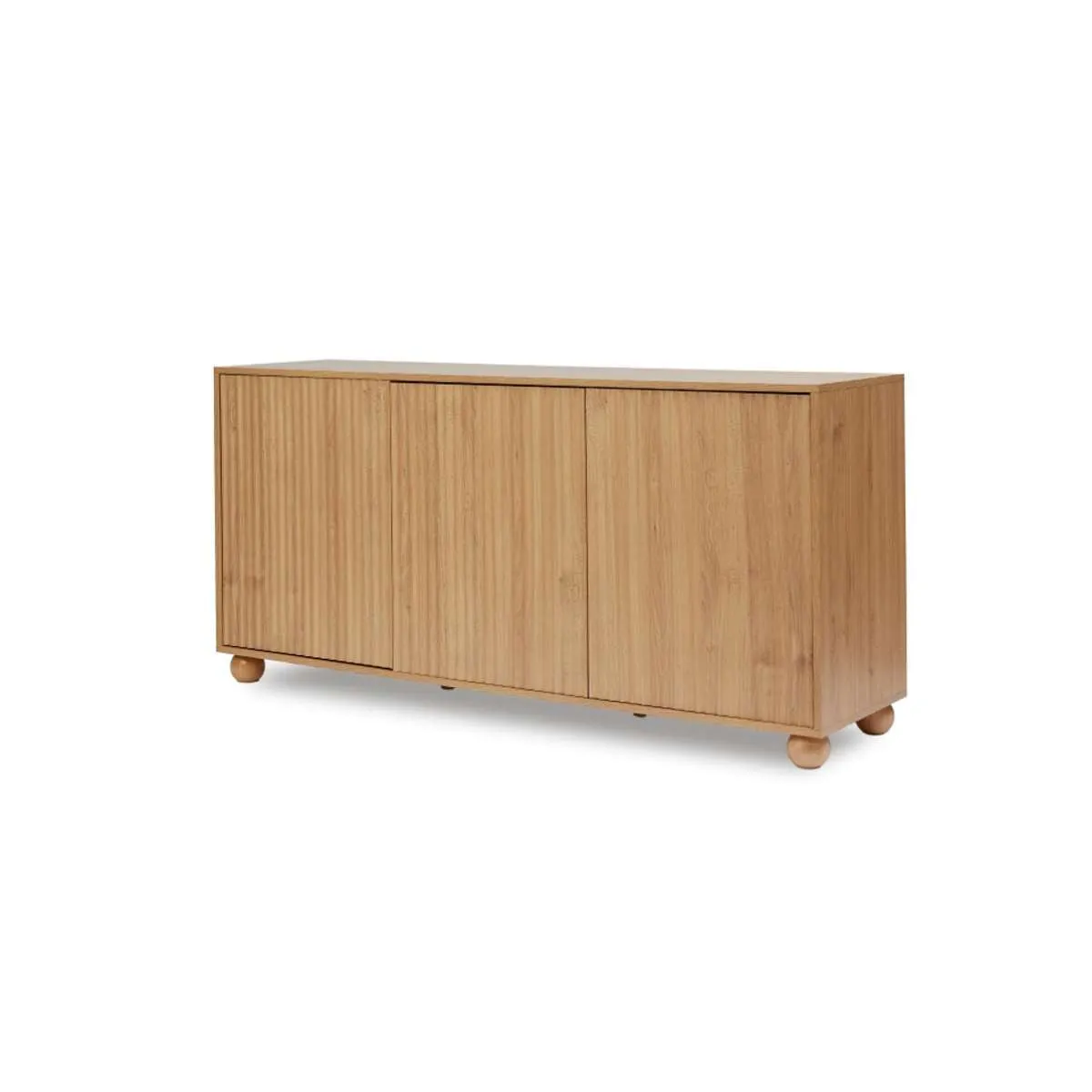 Deven Ball Feet Buffet - Natural Mocka