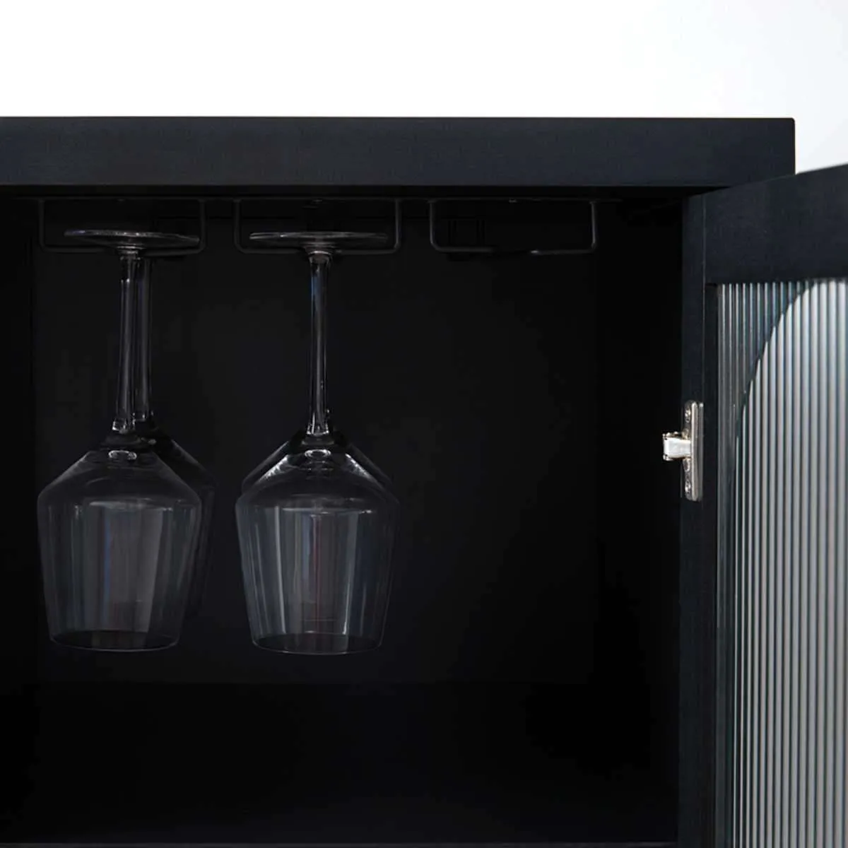 Easton Bar Cabinet - Black Mocka