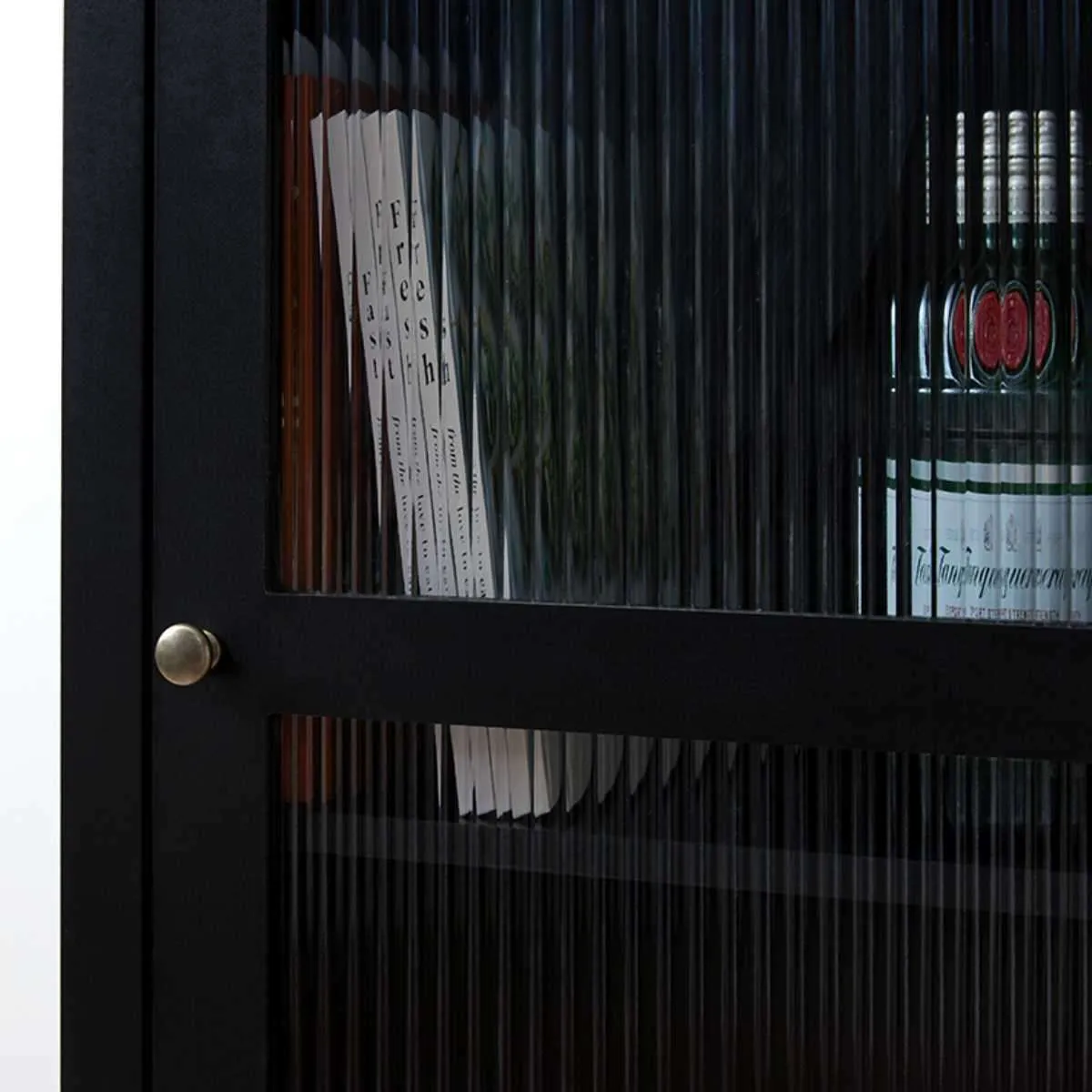 Easton Bar Cabinet - Black Mocka