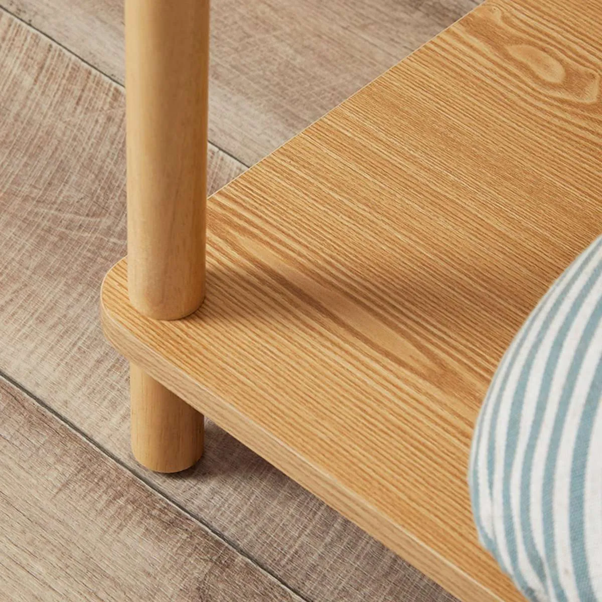 Eden Low Shelf With Storage - Natural Mocka