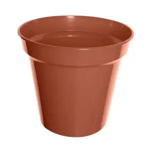 Euro Planter Pot Brown 22cm