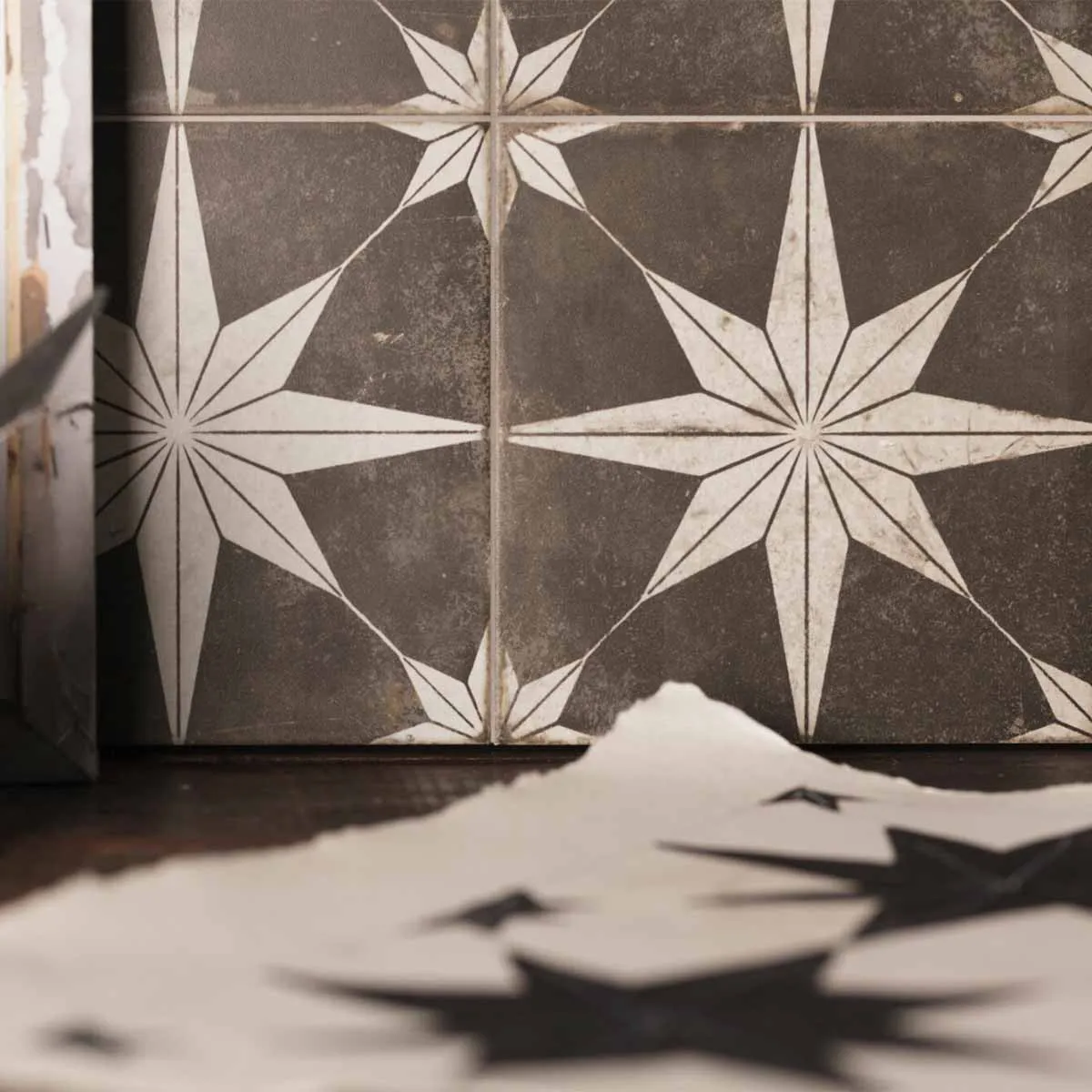 FS Star Night Patterned Tile 45x45cm Matt