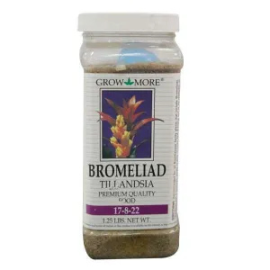 Grow More Bromeliad Fertilizer Plant Food 17-8-22 1.25lbs