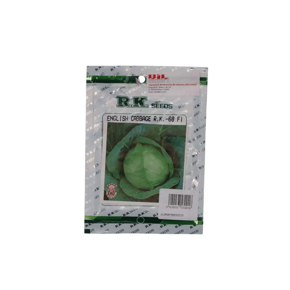 Growtech Hybrid English Cabbage RK 68 20g