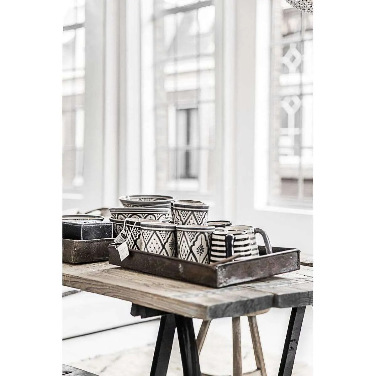 Hand Made Ceramic Mug | B&W Zoco Home