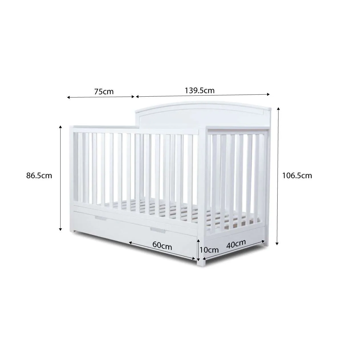 Harbor Classic Cot Mocka