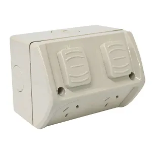 Hepol Weatherproof Double GPO 10A