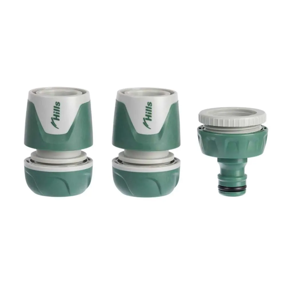 Hills Hose 3pc Fitting Set 12mm