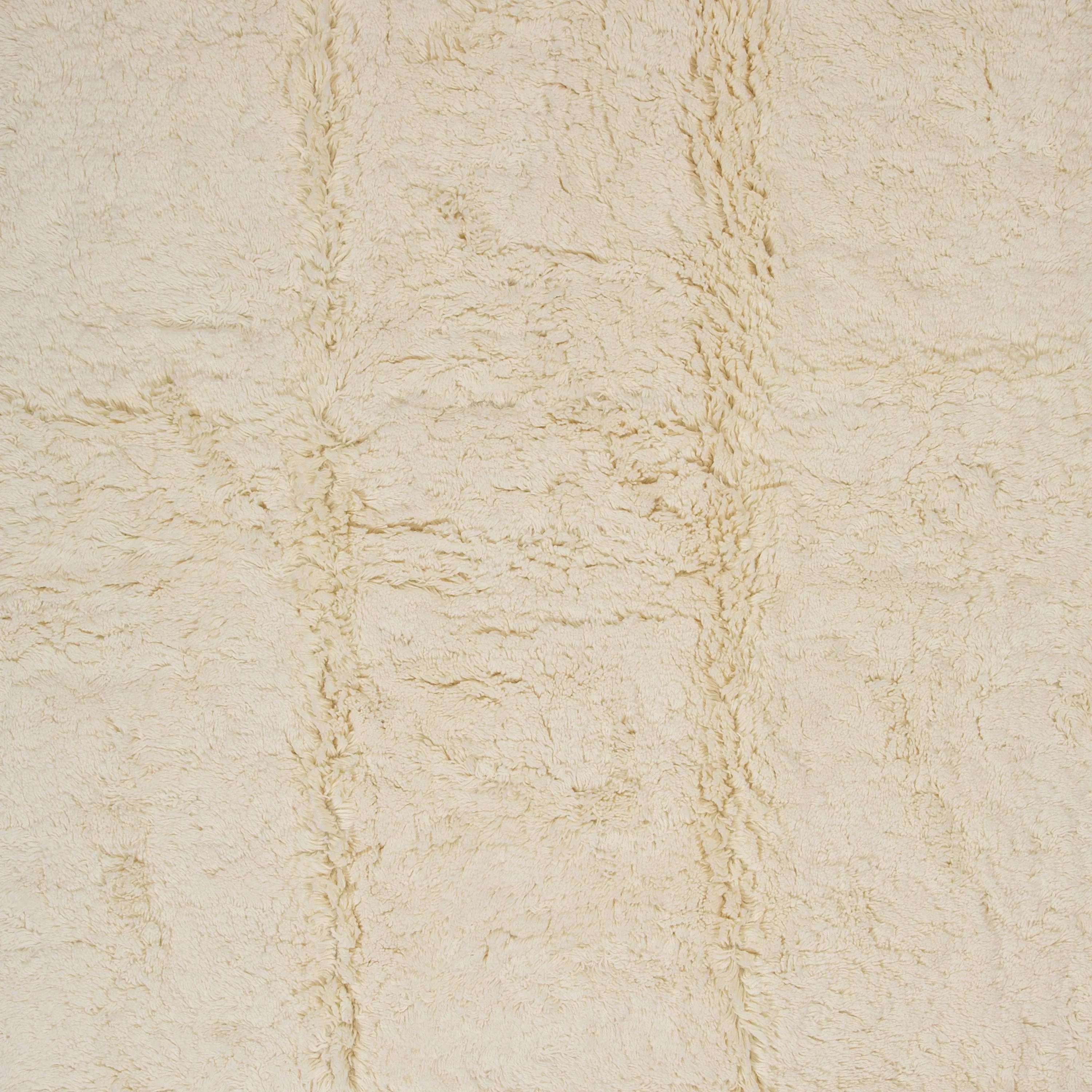 Ivory Solid Wool Runner - 8'x 18'