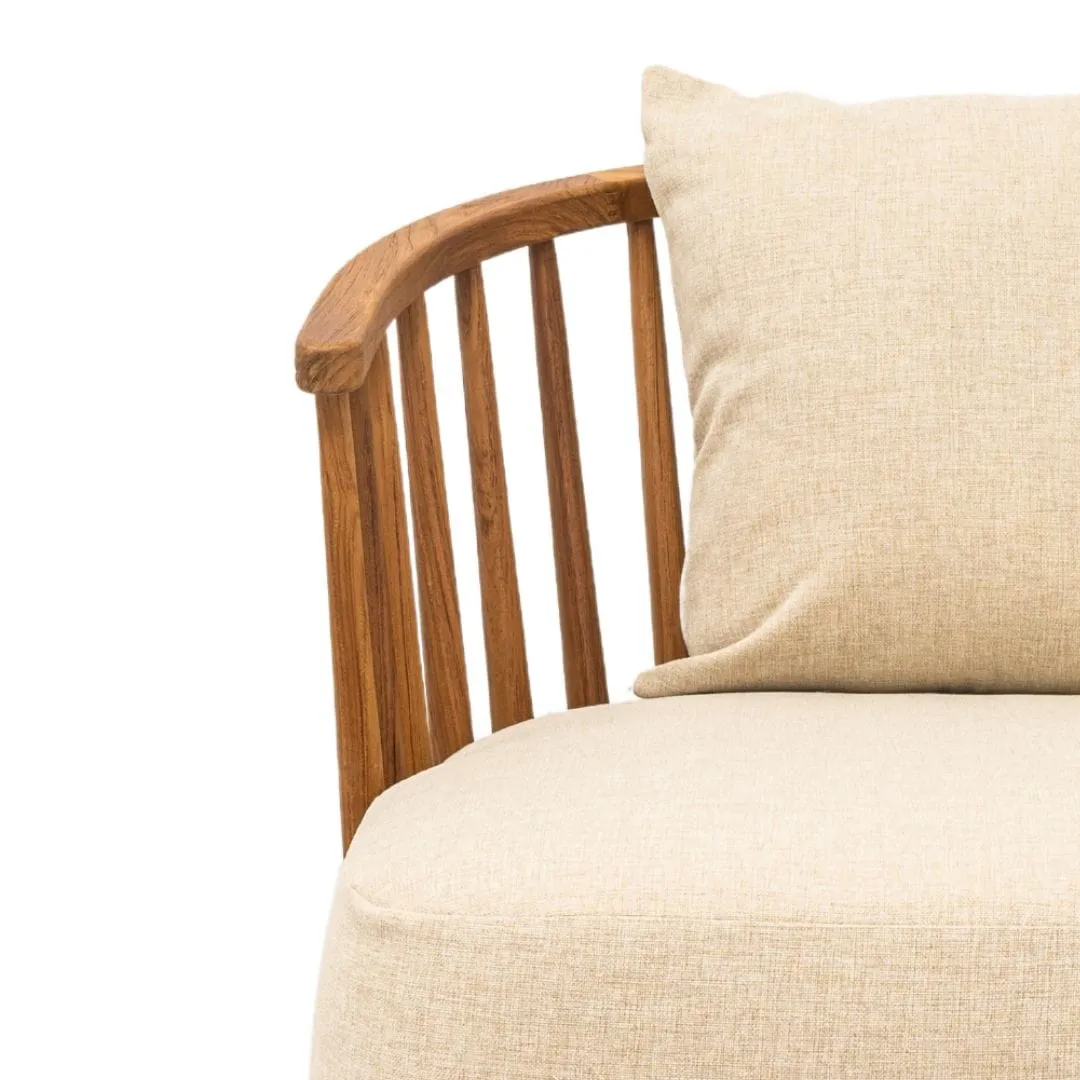 Kayu Teak Lounge Chair | 80x92x73cm Zoco Home