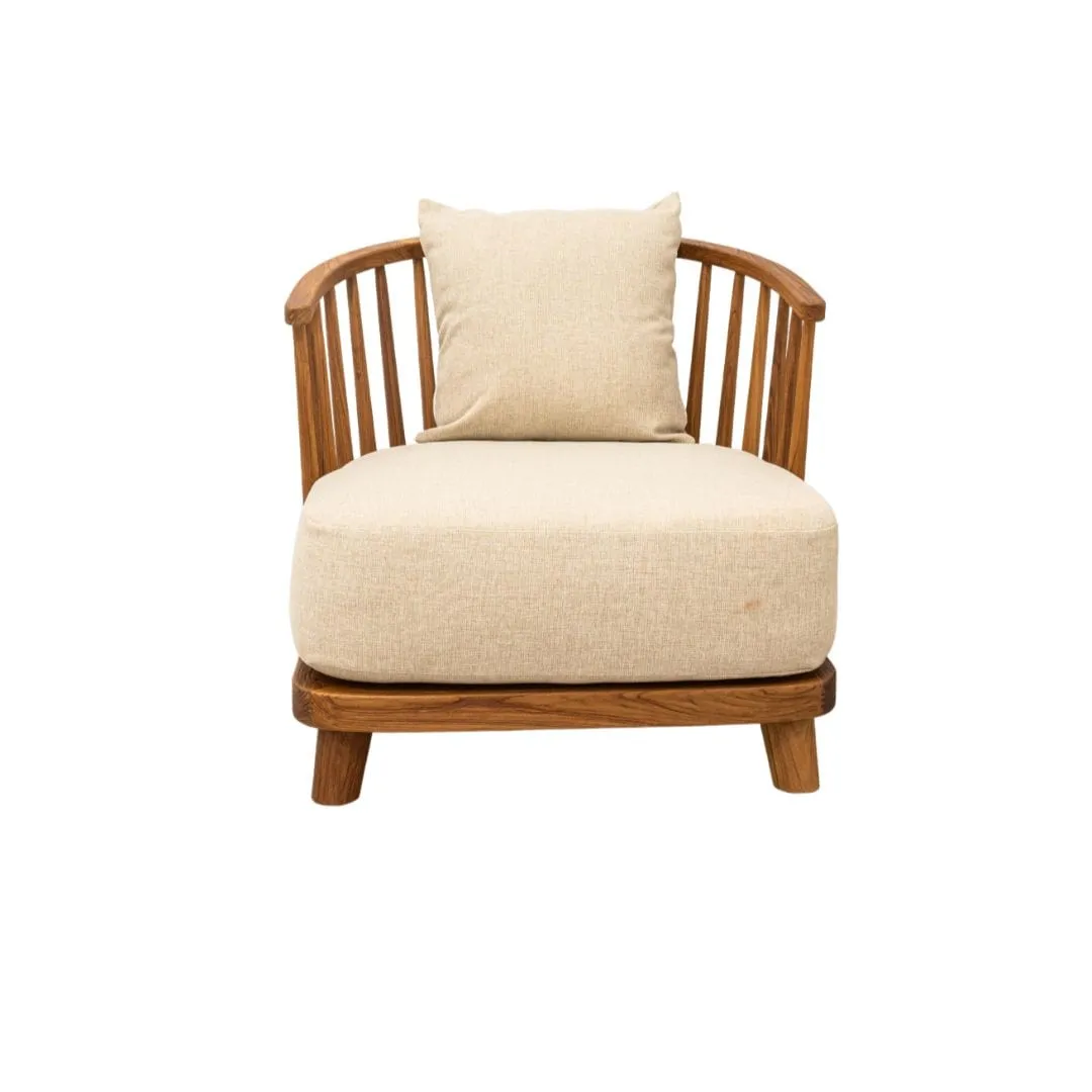 Kayu Teak Lounge Chair | 80x92x73cm Zoco Home
