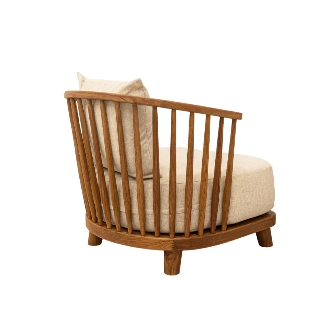 Kayu Teak Lounge Chair | 80x92x73cm Zoco Home