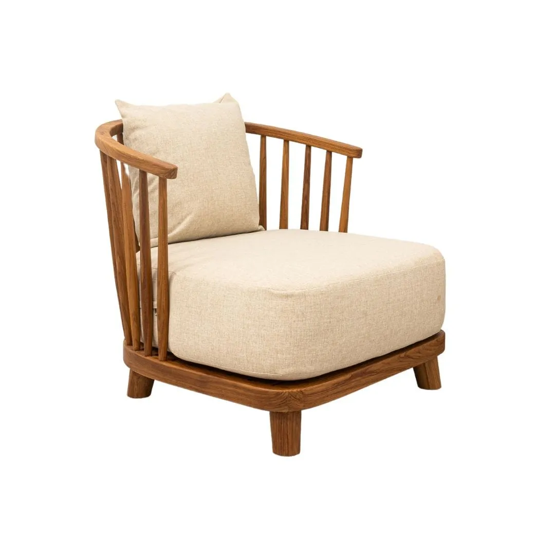 Kayu Teak Lounge Chair | 80x92x73cm Zoco Home