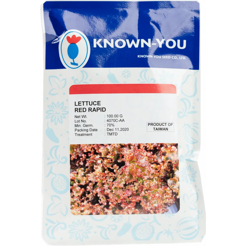 Known You Lettuce Red Rapid 10grm