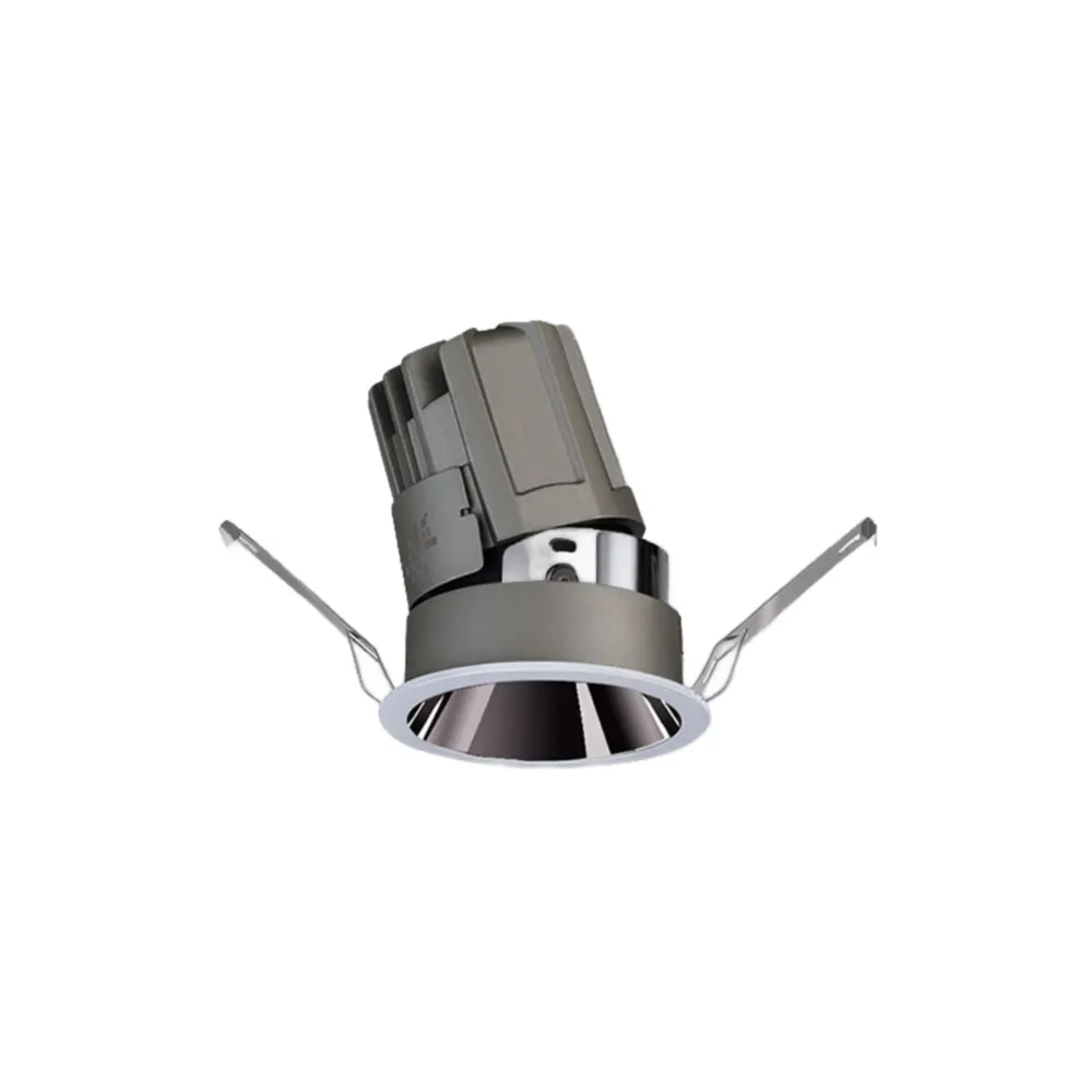 LED Downlight Recessed 10w 3K Non-Dimmable 62xH77mm Cutout:55mm 24D Beam White IP20